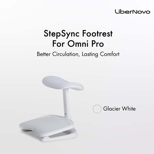 LiberNovo StepSync Dual-Layer Footrest - Glacier