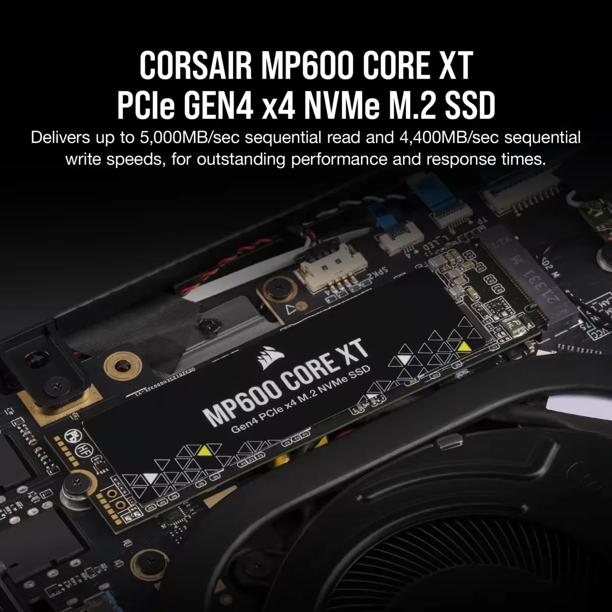 Corsair MP600 CORE XT 4 Tt, PCIe 4.0, M.2 -SSD-levy