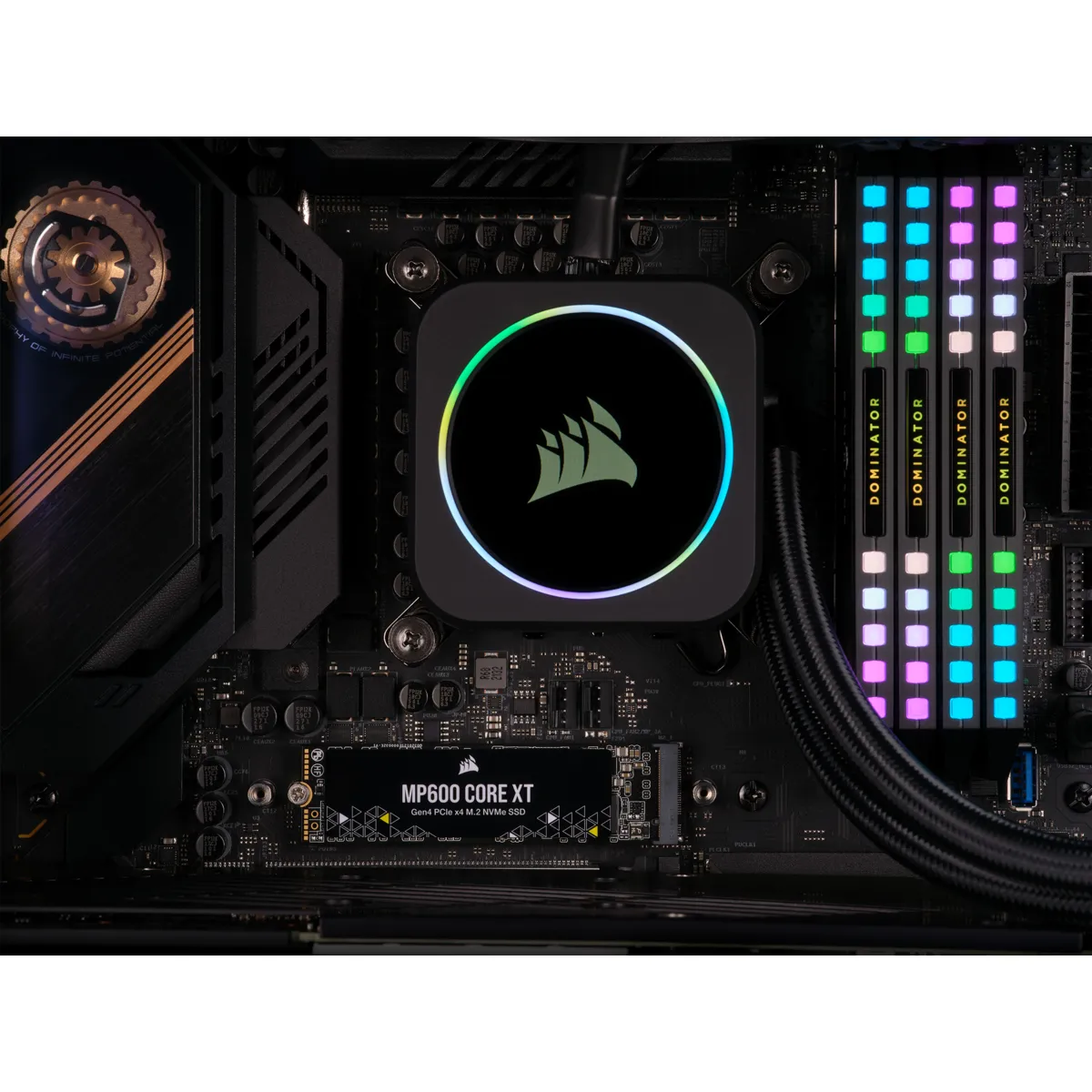 Corsair MP600 CORE XT 4 Tt, PCIe 4.0, M.2 -SSD-levy