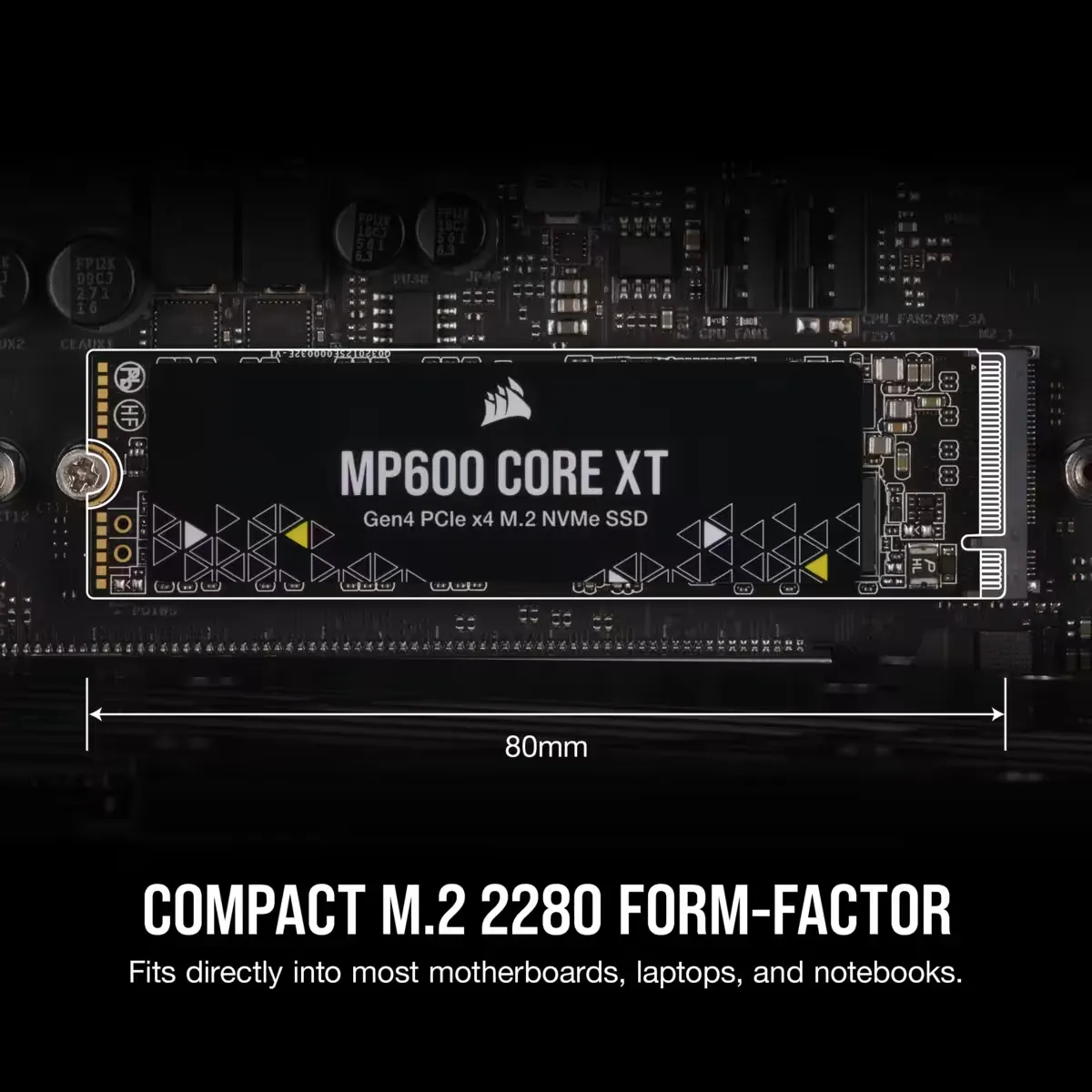 Corsair MP600 CORE XT 4TB, PCIe 4.0, M.2 - SSD