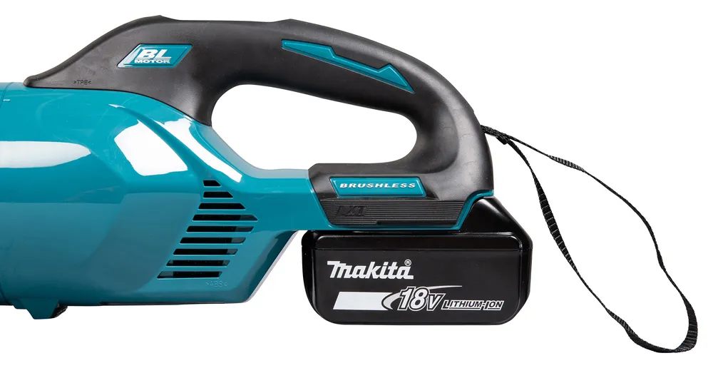 Makita DCL284FZ 18V Stick vacuum cleaner, Black/Turquoise