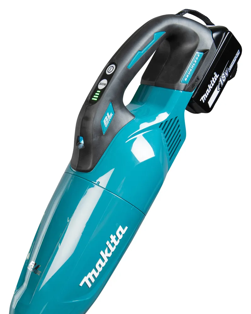 Makita DCL284FZ 18V Stick vacuum cleaner, Black/Turquoise