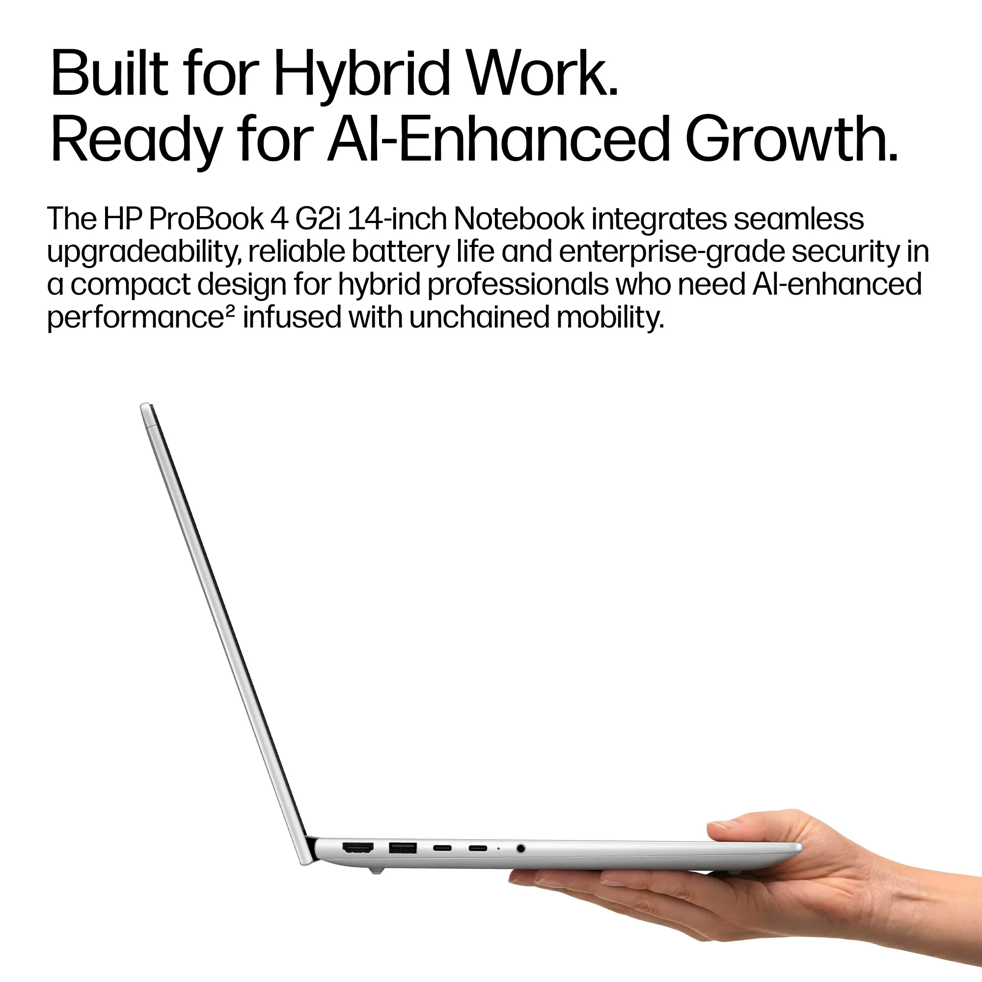 HP ProBook 4 G2i 14" 5 320, 16 GB, 512 GB, Win 11 Pro - b&auml;rbar dator
