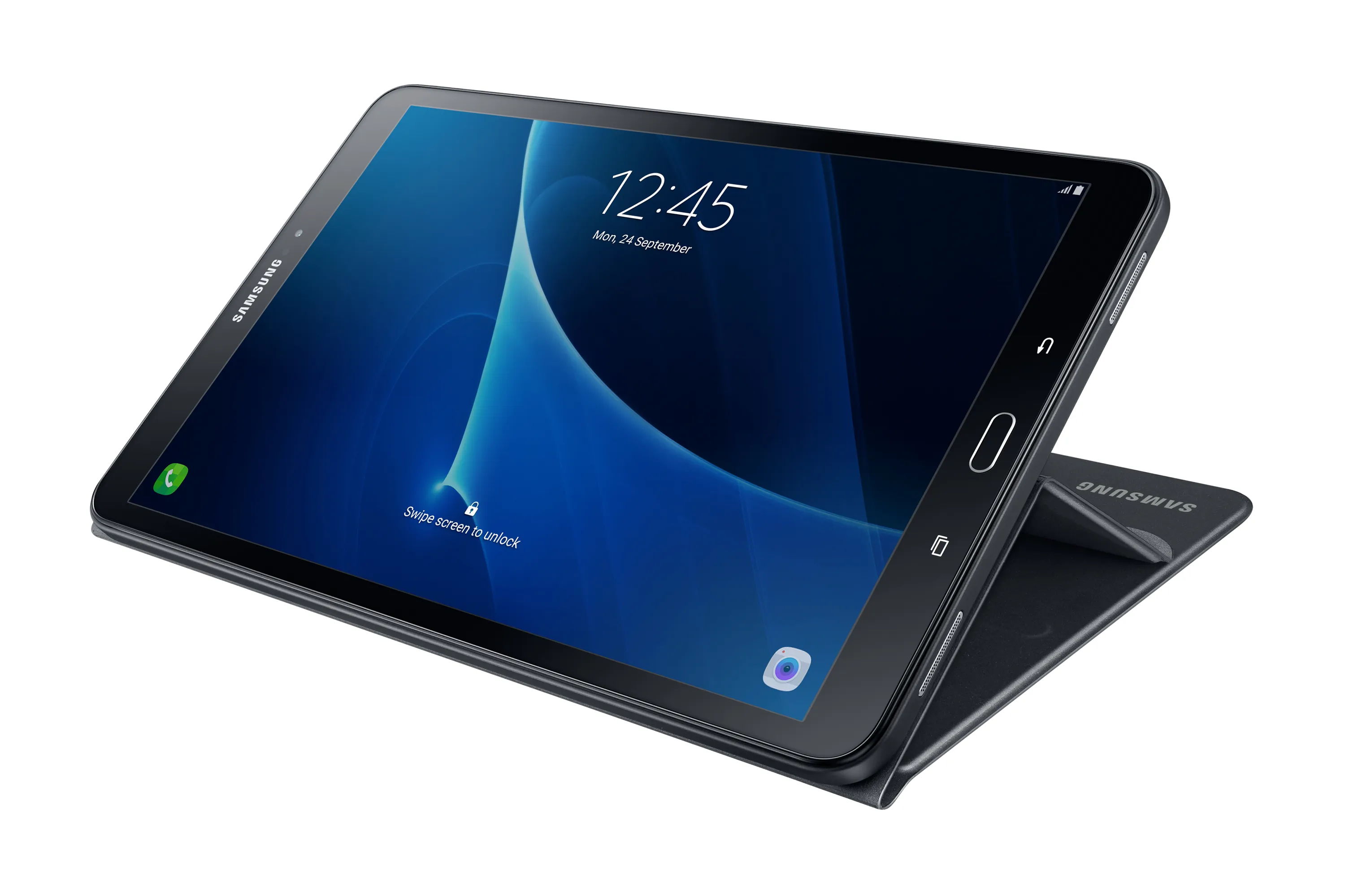 Samsung Book Cover EF-BT580 - L&auml;pp&auml;kansi tabletille - musta malleihin Galaxy Tab A (10.1 tuuma)