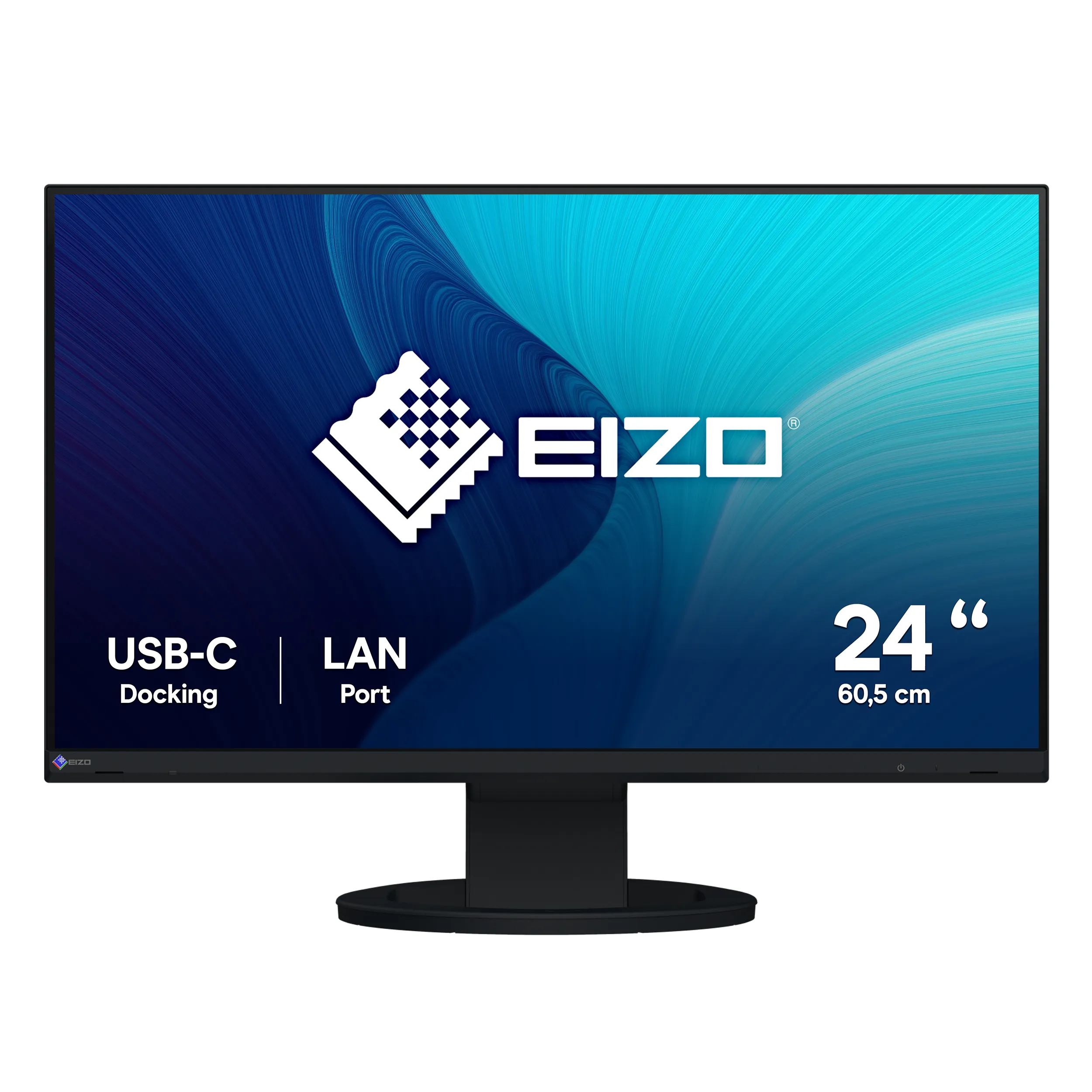 EIZO 24" FlexScan EV2490, Full HD, USB-C, IPS - monitor, Black