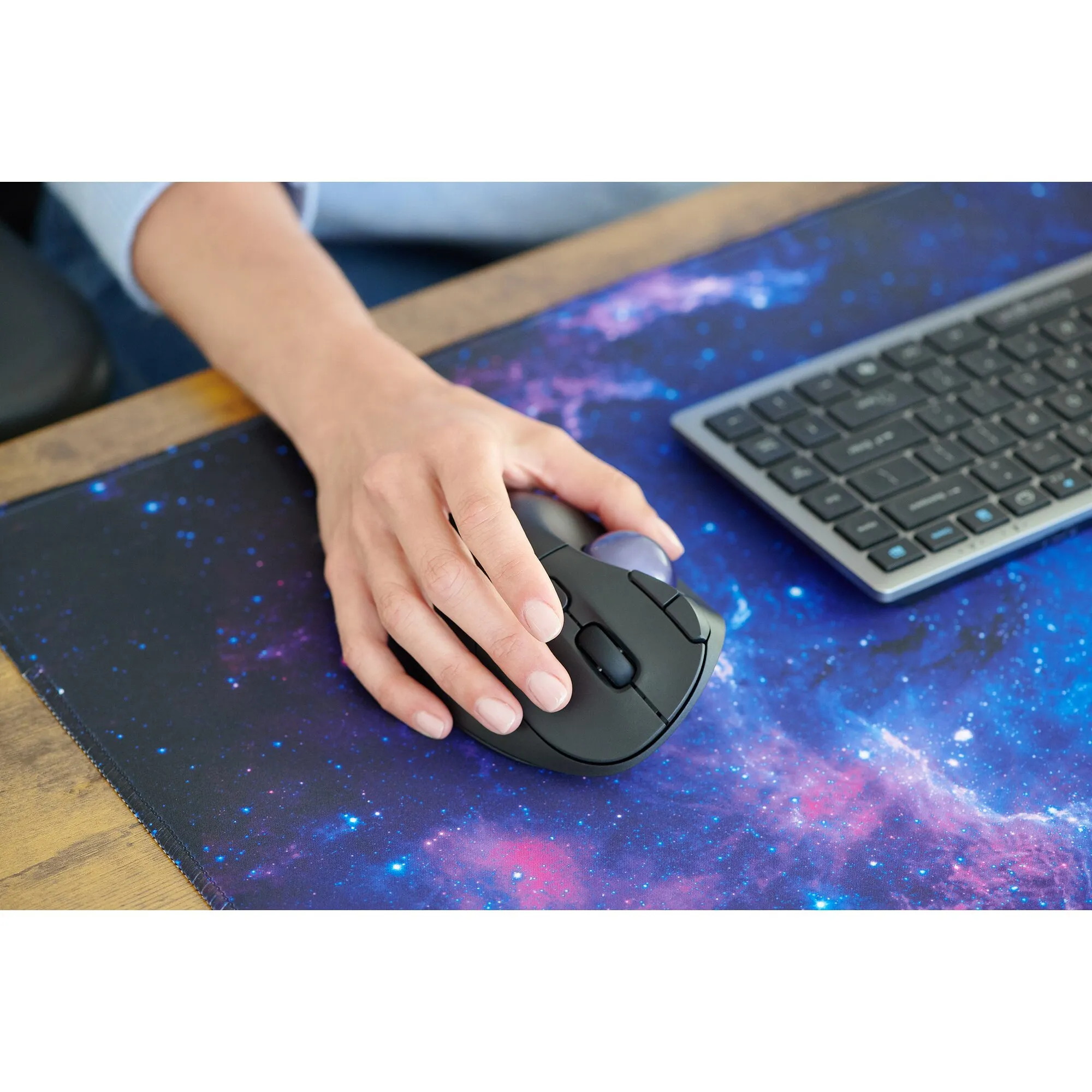 Kensington KB435 EQ Compact tr&aring;dl&ouml;st tangentbord, gr&aring;