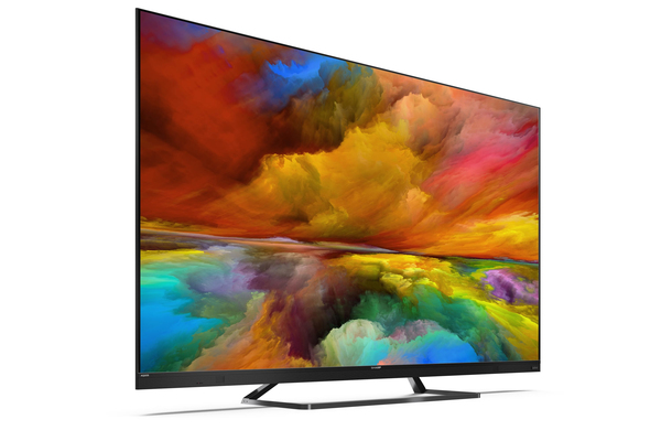 Sharp 65&quot; UHD Quantum Dot, Black Frameless Android smart TV