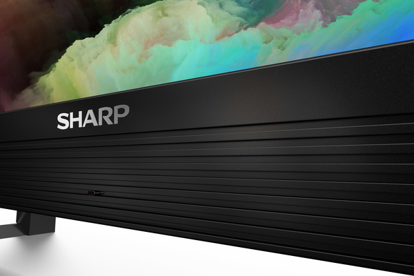 Sharp 65&quot; UHD Quantum Dot, Black Frameless Android smart TV