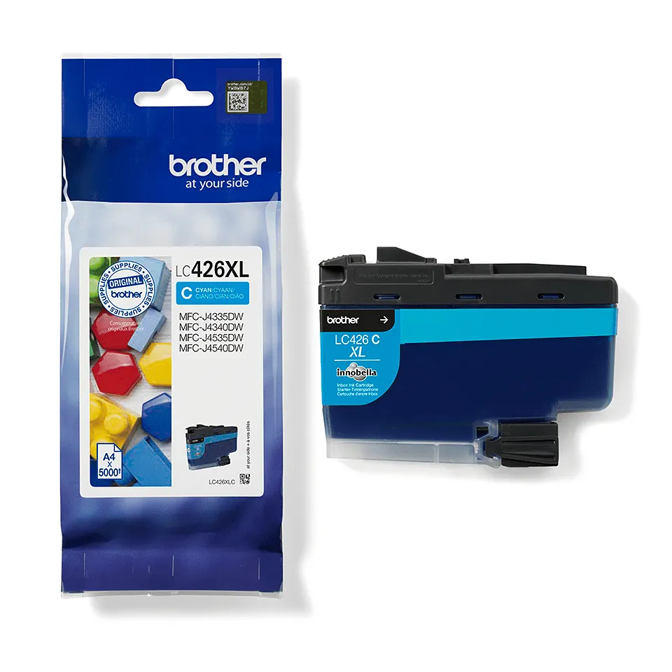 Brother LC426XLC High Yield ink cartridge, Cyan