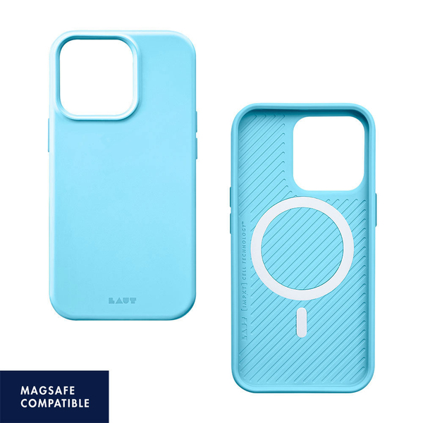 LAUT iPhone 13 Pro Case Huex Pastels Magsafe Blue
