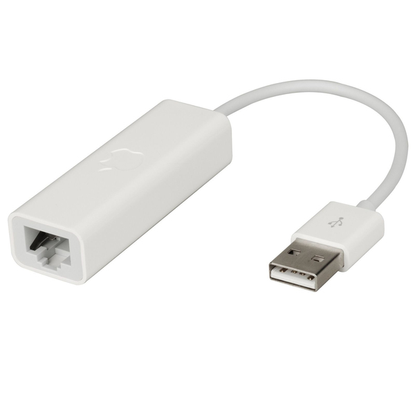 Apple USB Ethernet Adapter - Verkkoadapteri - USB 2.0 - 10/100 Ethernet malleihin MacBook Air