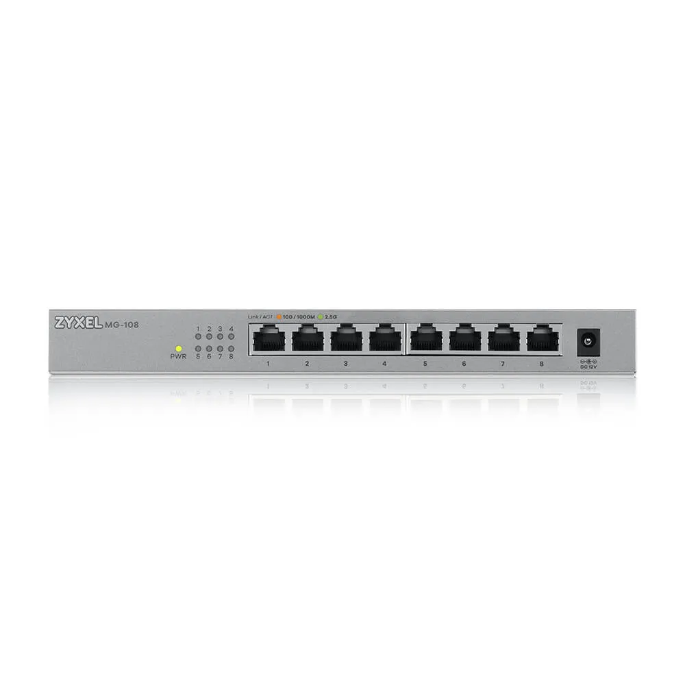 ZyXELMG-108 8 Ports Desktop Unmanaged Switch 2,5G MultiGig