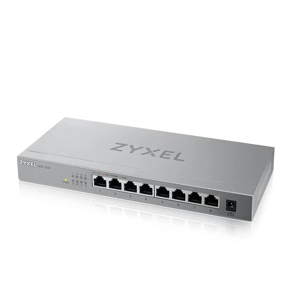 ZyXELMG-108 8 Ports Desktop Unmanaged Switch 2,5G MultiGig