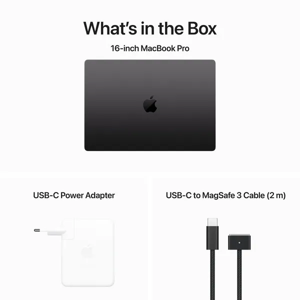 CTO Apple MacBook Pro 16&quot;, M3 Pro (12C CPU / 18C GPU), 36GB, 1TB, macOS - notebook, Space Black (FIN/SWE) MRW23
