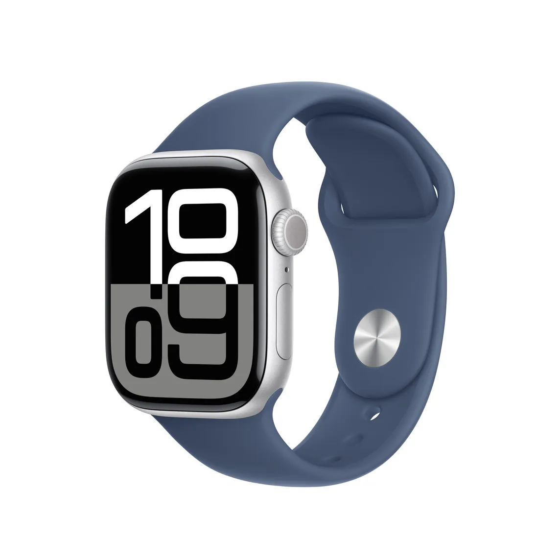 Apple Watch 42 mm -urheiluranneke, Farkun­sininen, S/M