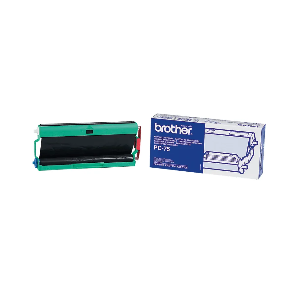Brother PC75 ribbon cartridge, Black