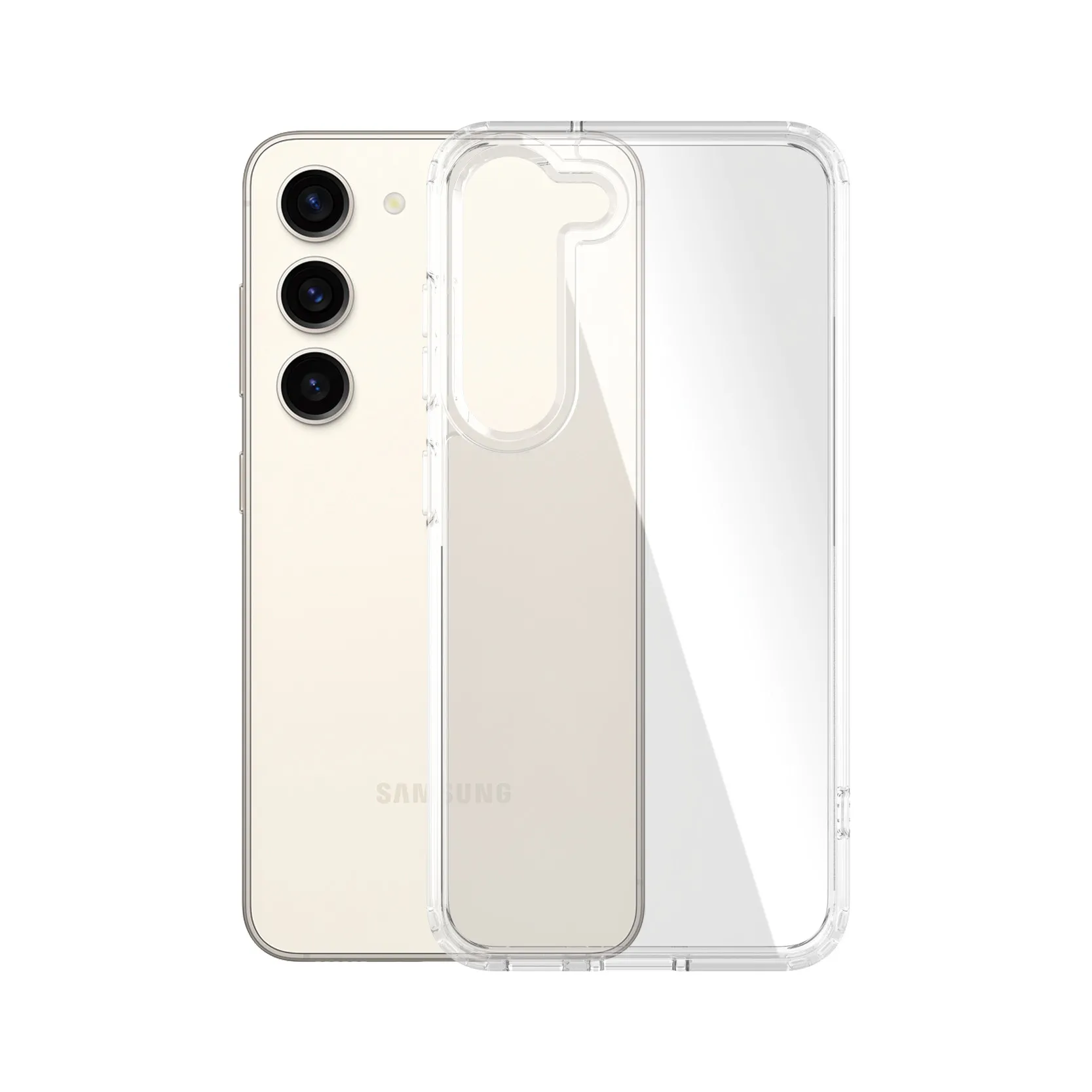 PanzerGlass Galaxy S23 HardCase skal, Transparent