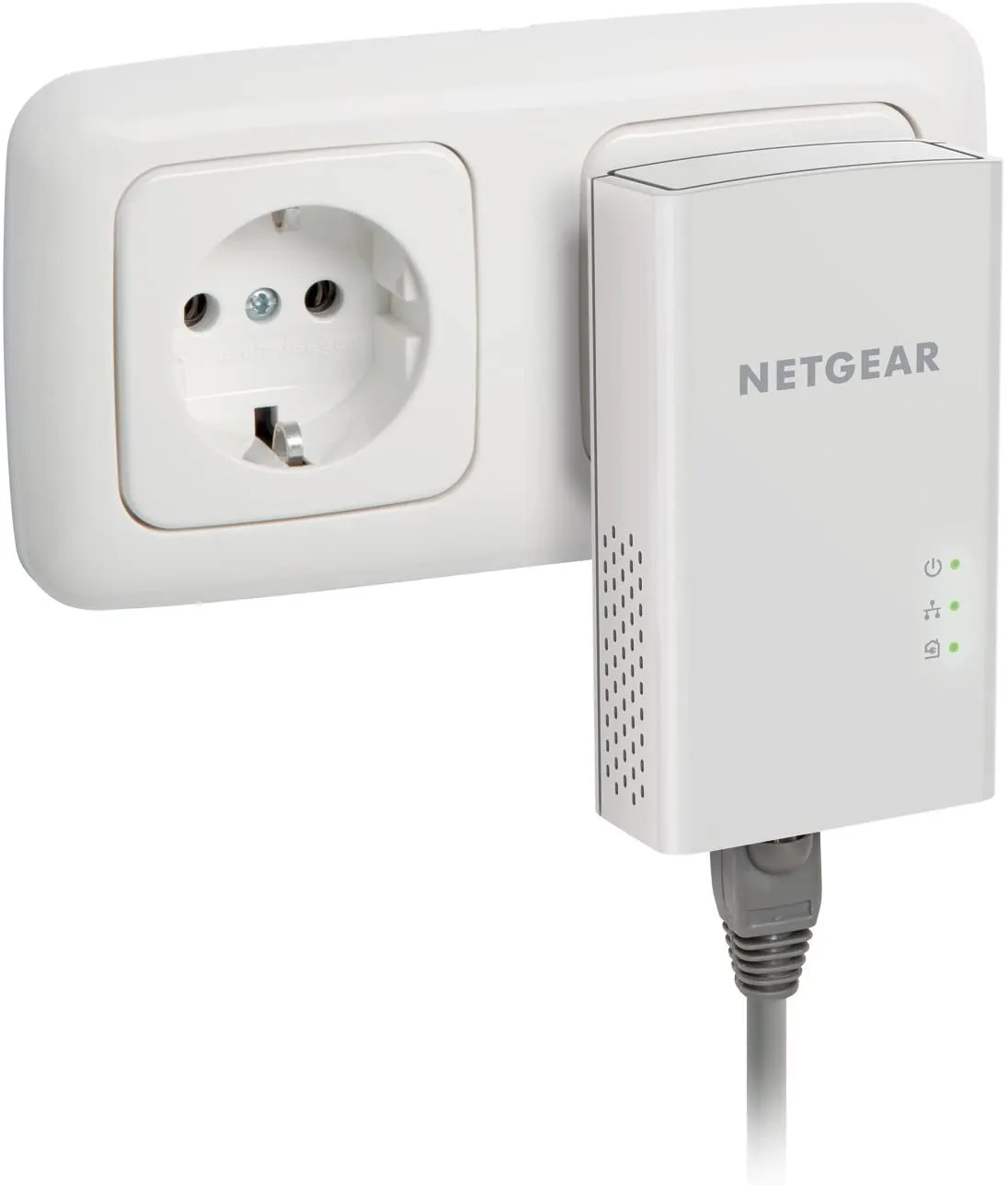 NETGEAR Powerline PLW1000 - Silta - GigE, HomePlug AV (HPAV) 2.0, IEEE 1901 - 802.11b/g/n/ac - Dual Band - seinäpistorasiaan kytkettävä - sekä NETGEAR PowerLINE