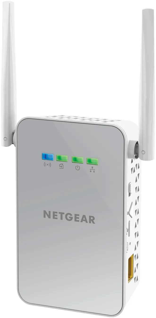 NETGEAR Powerline PLW1000 - Silta - GigE, HomePlug AV (HPAV) 2.0, IEEE 1901 - 802.11b/g/n/ac - Dual Band - sein&auml;pistorasiaan kytkett&auml;v&auml; - sek&auml; NETGEAR PowerLINE