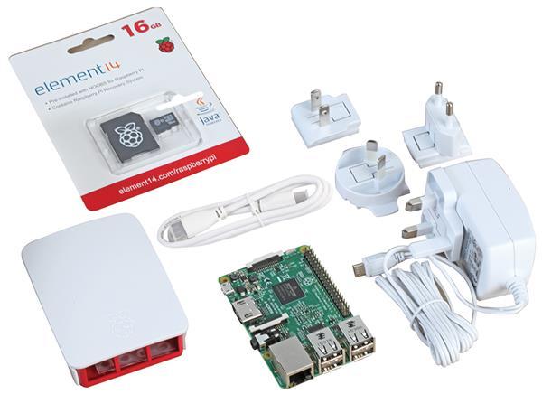Raspberry Pi 3 Official Starter Kit - White U-Create