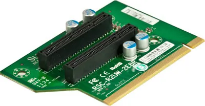 Supermicro RSC R2UW-2E8R - Liitinkortti malleihin SC113 TQ-600WB, TQ-R700WB, SC732 i-865B, SC815 TQ-600WB, TQ-R700WB