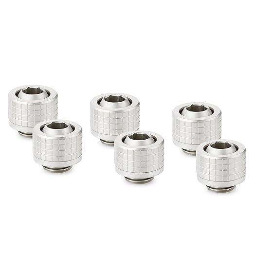 Thermal Grizzly DeltaMate TG-DM-FIT-6217 (ST13), vesijäähdytysliitin, 13/10 mm, Matt Nickel