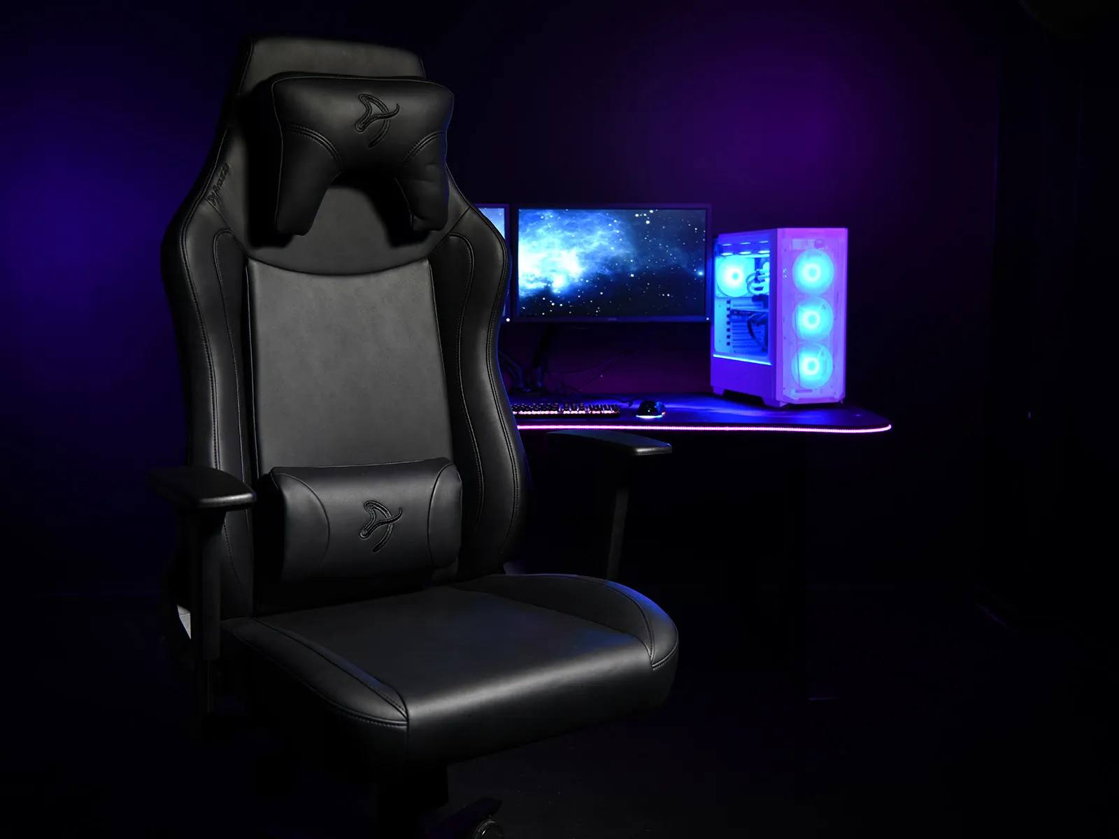 Arozzi Vernazza XL SoftPU - gaming chair, pure black