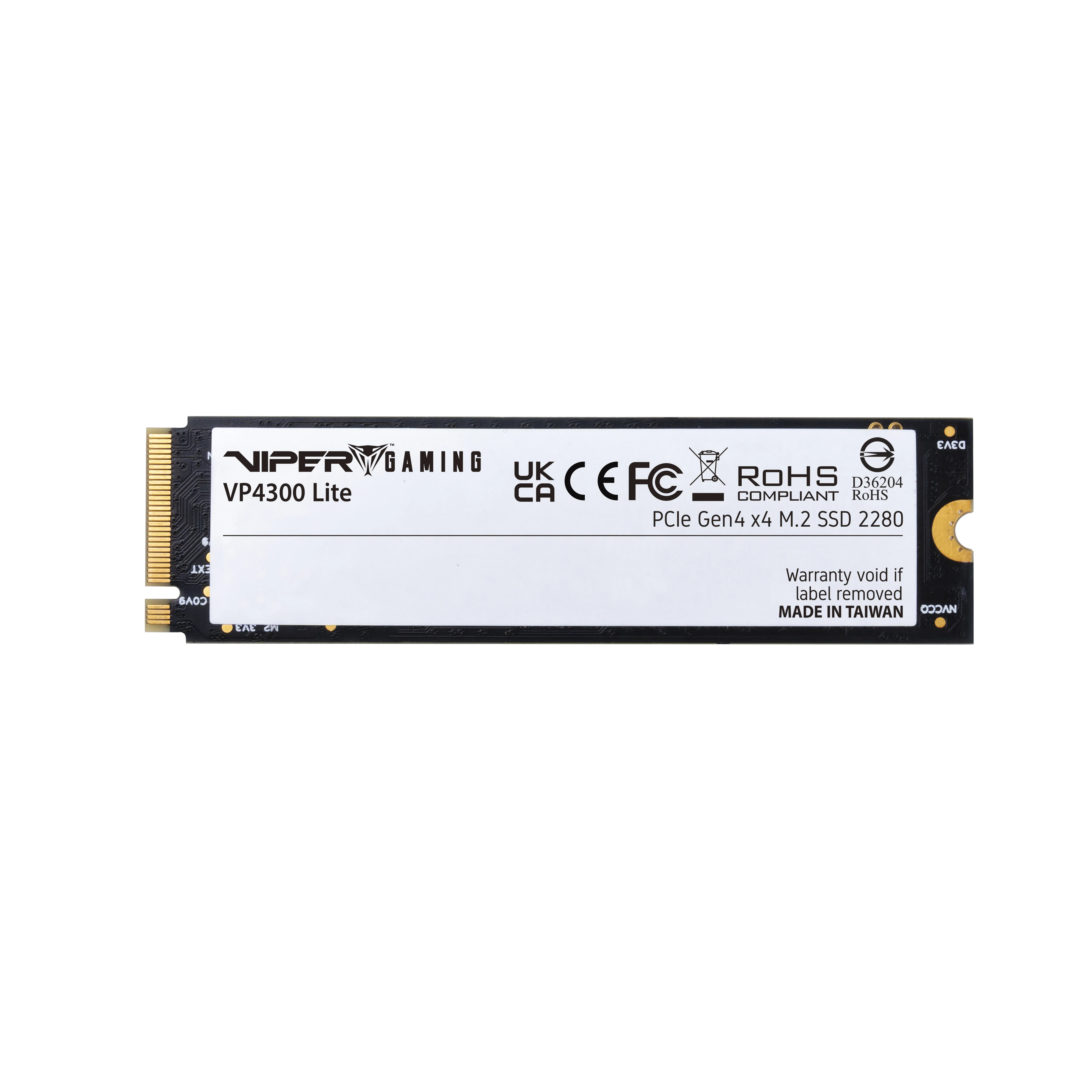 Patriot Viper VP4300 Lite Heatsink 4 Tt M.2 PCIe 4.0 NVMe -SSD-levy