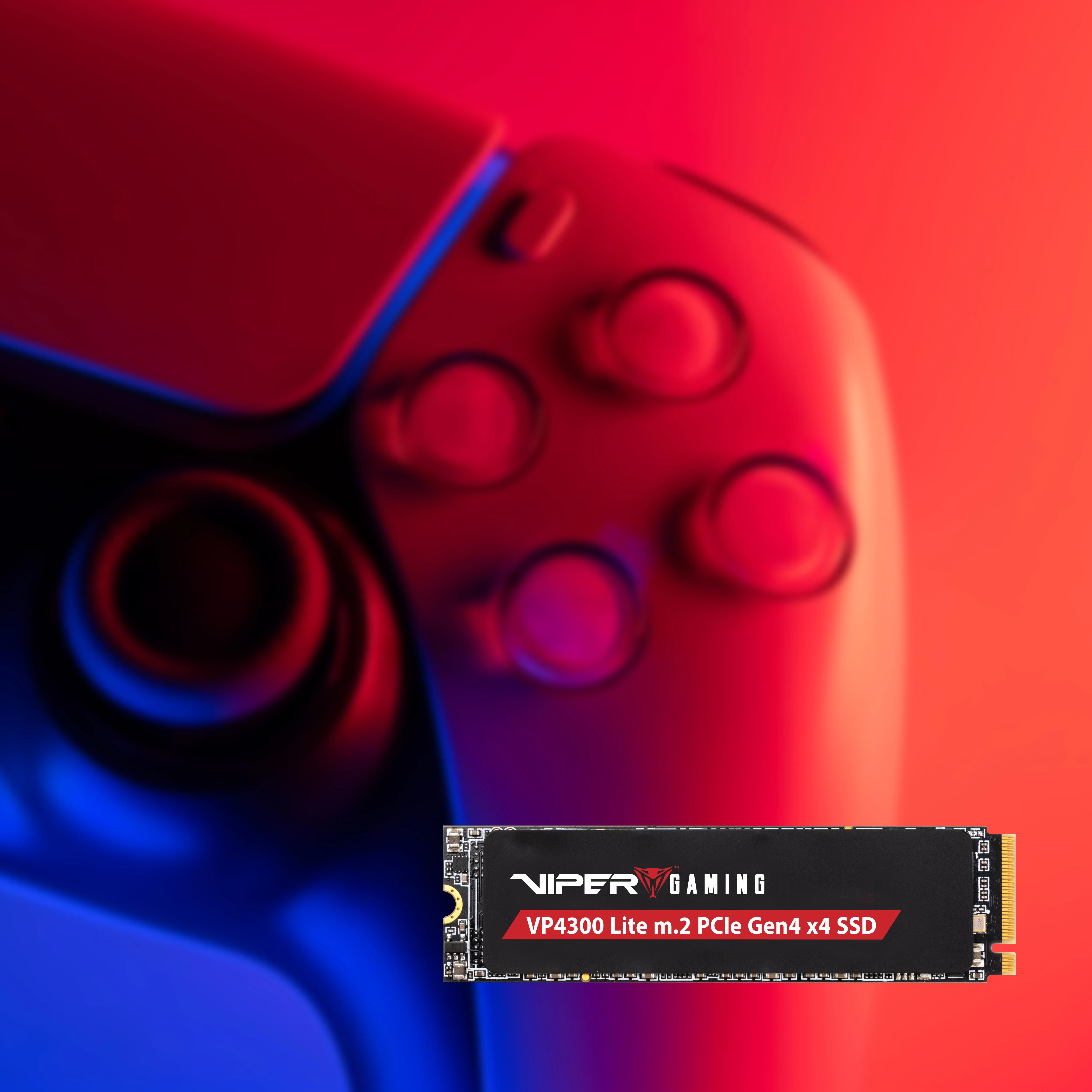 Patriot Viper VP4300 Lite Heatsink 4 Tt M.2 PCIe 4.0 NVMe -SSD-levy