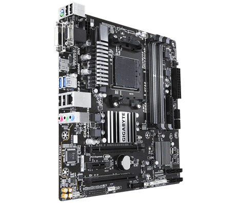 Gigabyte 760G, mini-ATX motherboard