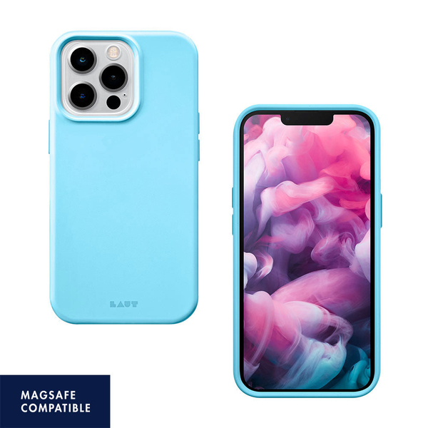 LAUT iPhone 13 Pro Case Huex Pastels Magsafe Blue