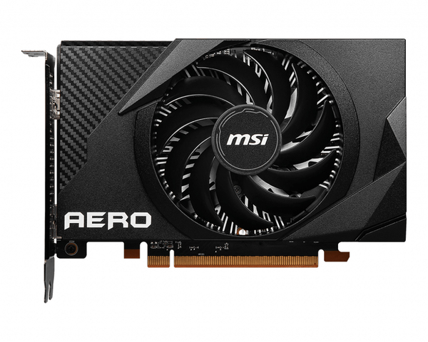 MSI Radeon RX 6400 Aero ITX 4 Gt -n&auml;yt&ouml;nohjain