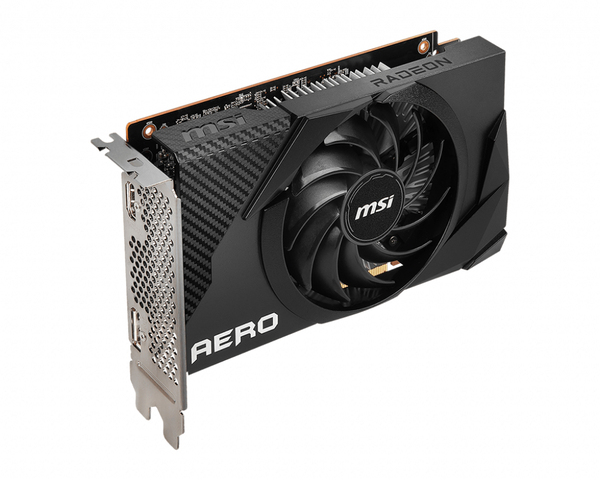 MSI Radeon RX 6400 Aero ITX 4 Gt -n&auml;yt&ouml;nohjain