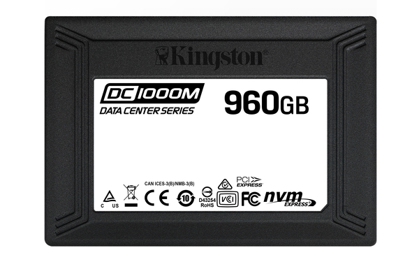 Kingston DC1000M 960GB U.2 PCIe NVMe