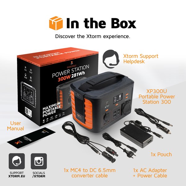 XTORM Power Station 78.000mAh 300W AC 230V/DC 12V