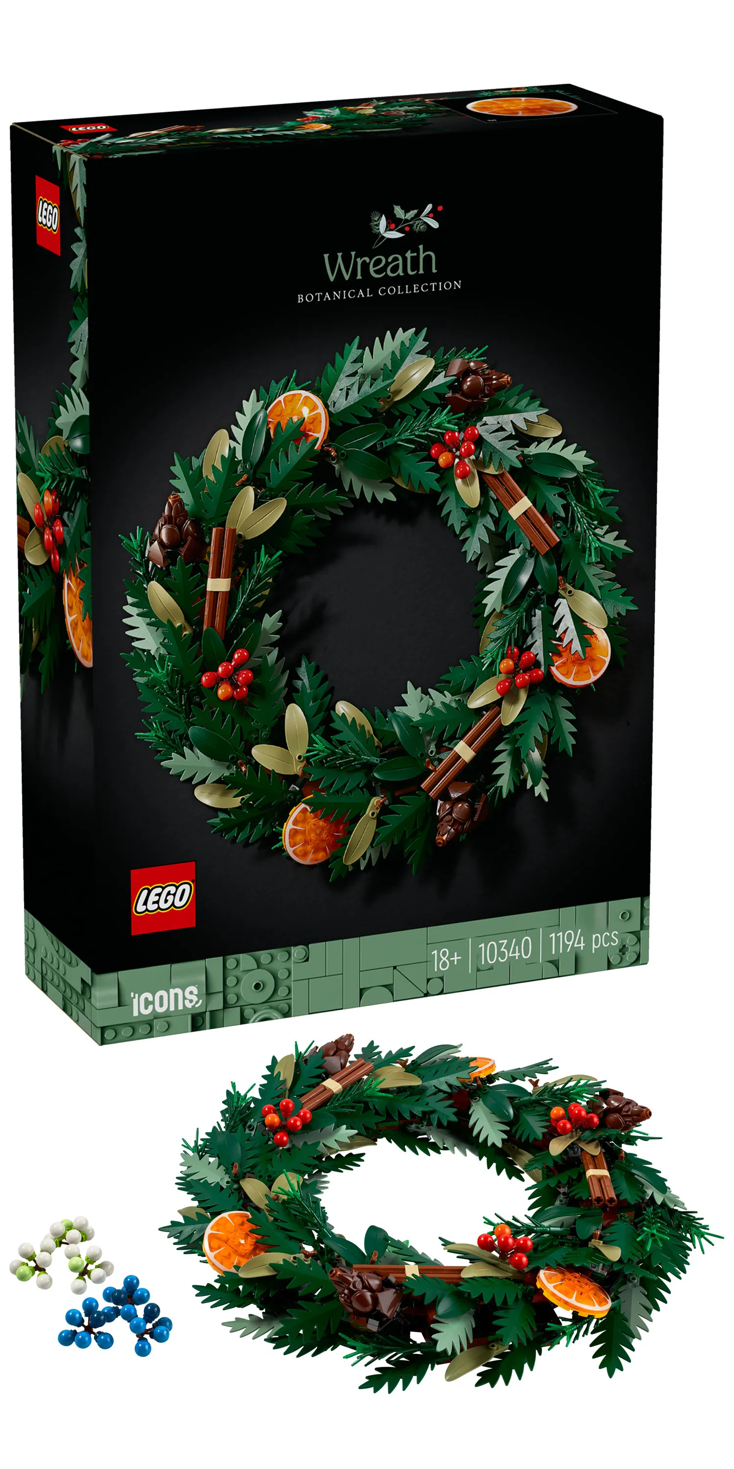 LEGO Icons Wreath 10340