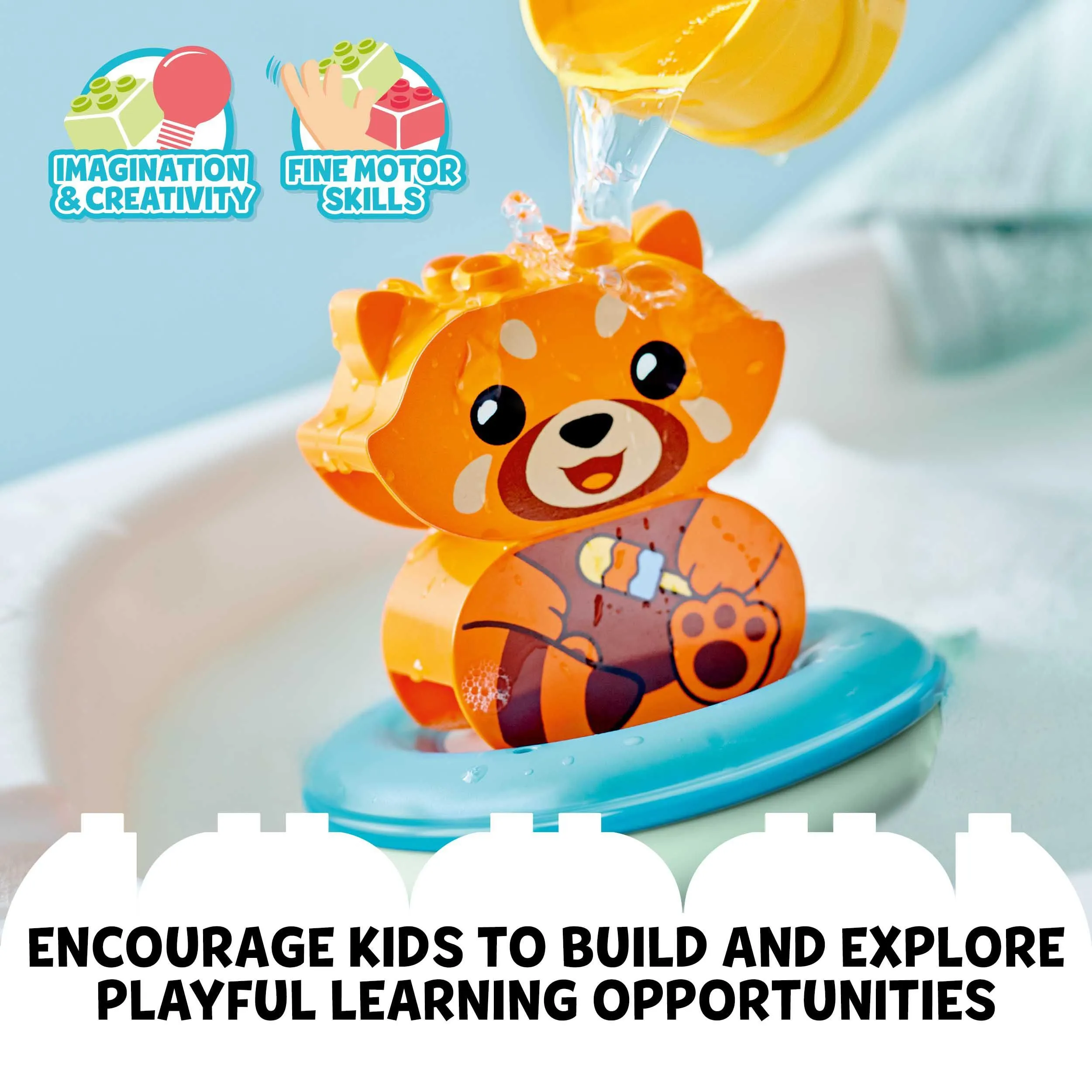Lego Duplo My First Bath Time Fun: Floating Red Panda 10964