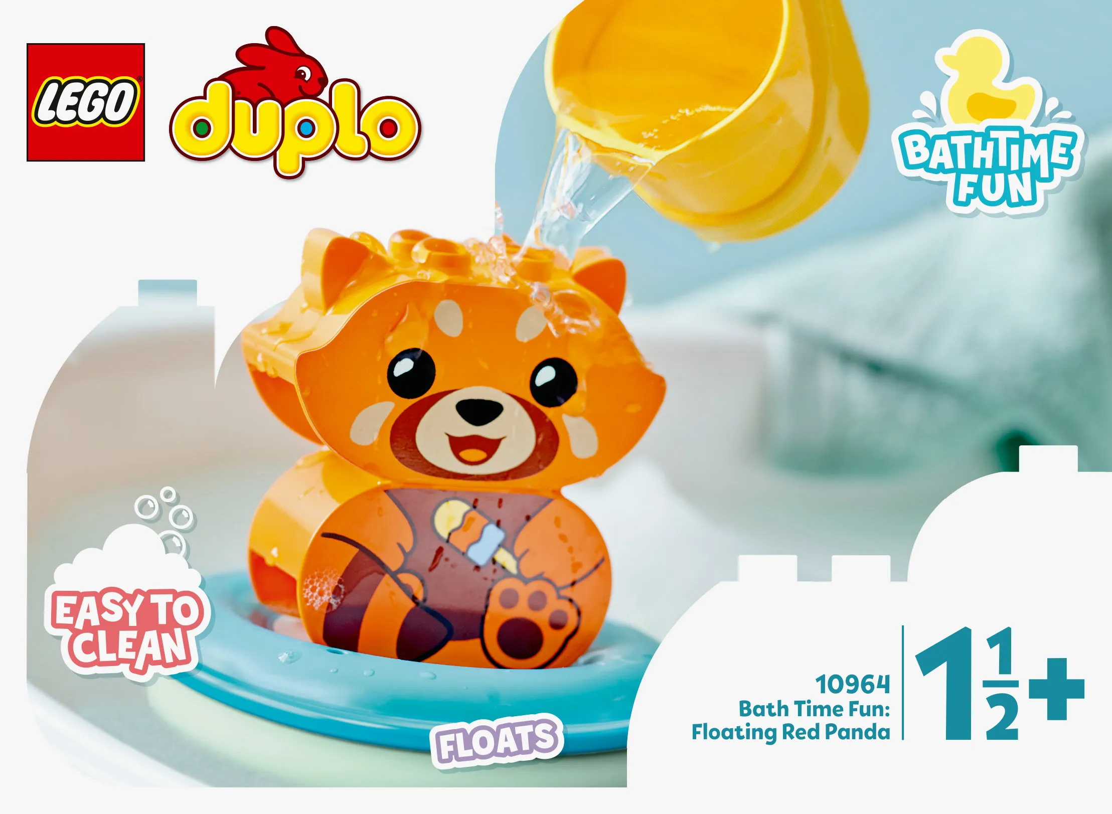 Lego Duplo My First Bath Time Fun: Floating Red Panda 10964