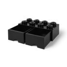 Room Copenhagen LEGO Brick Drawer 8 black - RC40061733