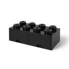 Room Copenhagen LEGO Brick Drawer 8 black - RC40061733