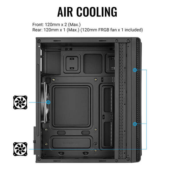 Aerocool PGS Evo Mini Chassi Svart