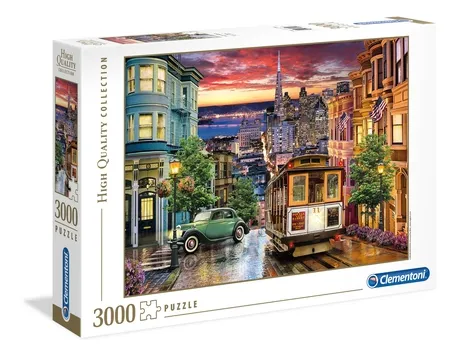 Clementoni High Quality Collection San Francisco - puzzle, 3000 pcs