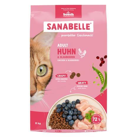 Bosch Sanabelle Life Adult Chicken & Blueberries, Dry food for cats, 8kg