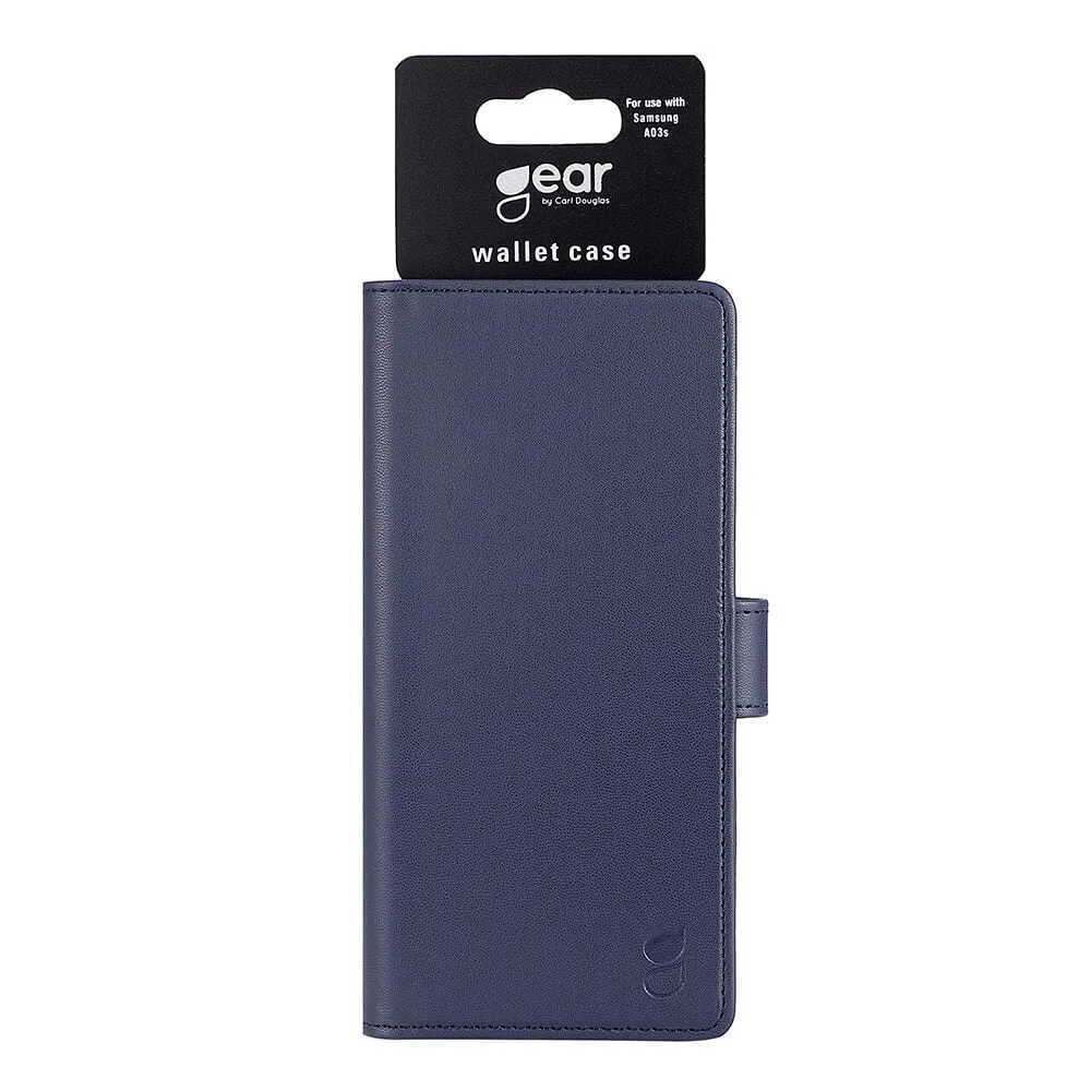 GEAR Wallet, Galaxy A03S - Wallet Case, Blue
