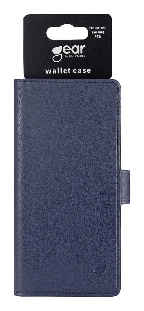 GEAR Wallet, Galaxy A03S - Wallet Case, Blue