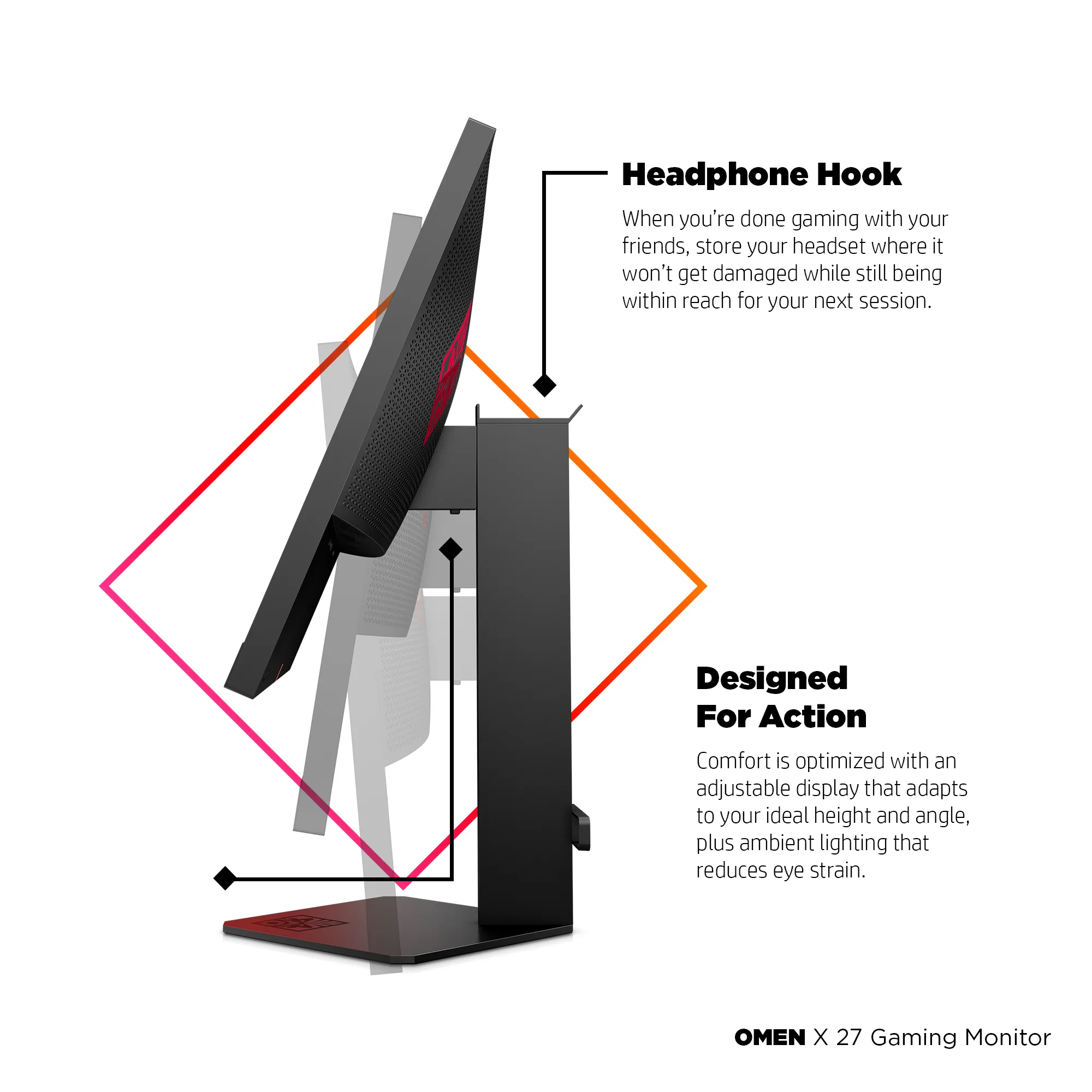 HP 27&quot; Omen X 240Hz, QHD, TN - gaming monitor