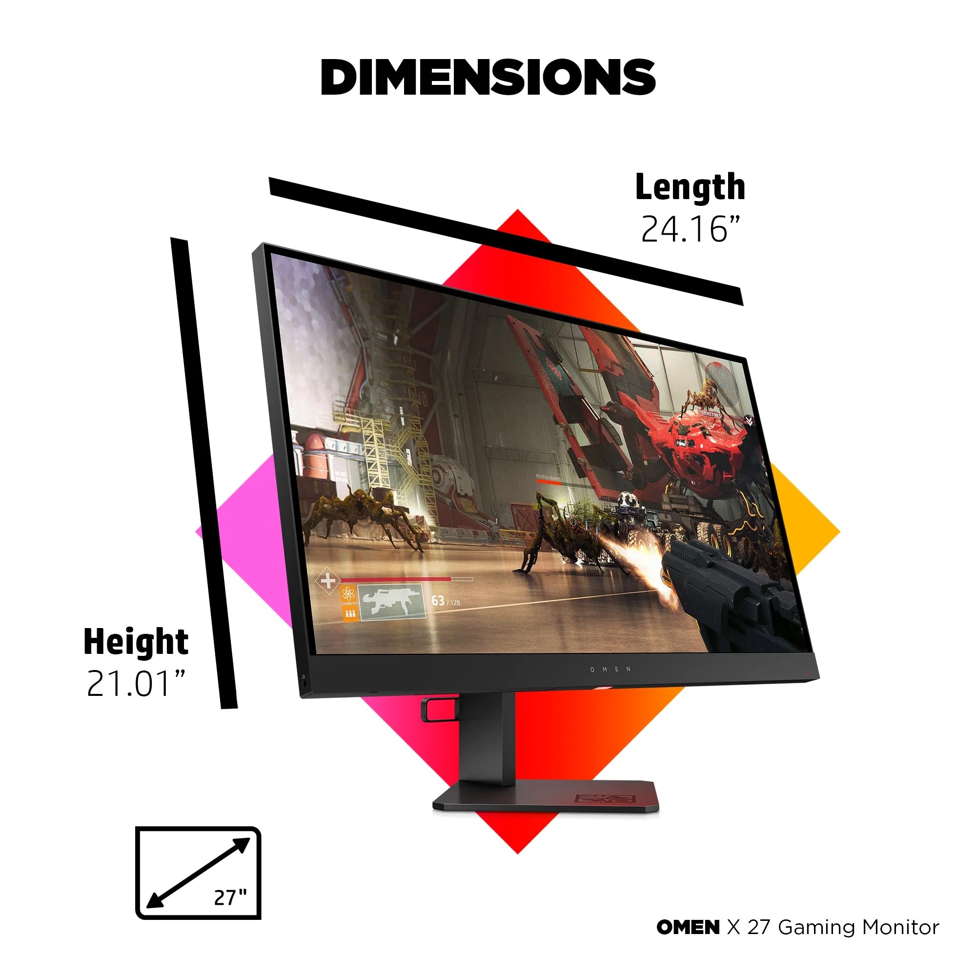 HP 27&quot; Omen X 240Hz, QHD, TN - gaming monitor