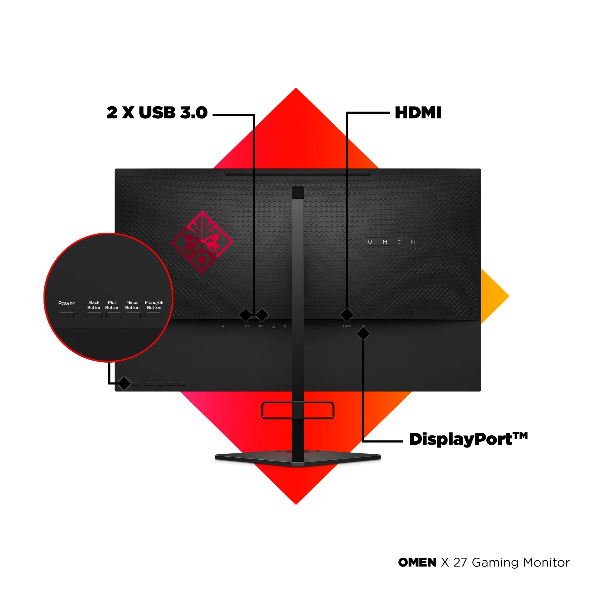HP 27&quot; Omen X 240Hz, QHD, TN - gaming monitor
