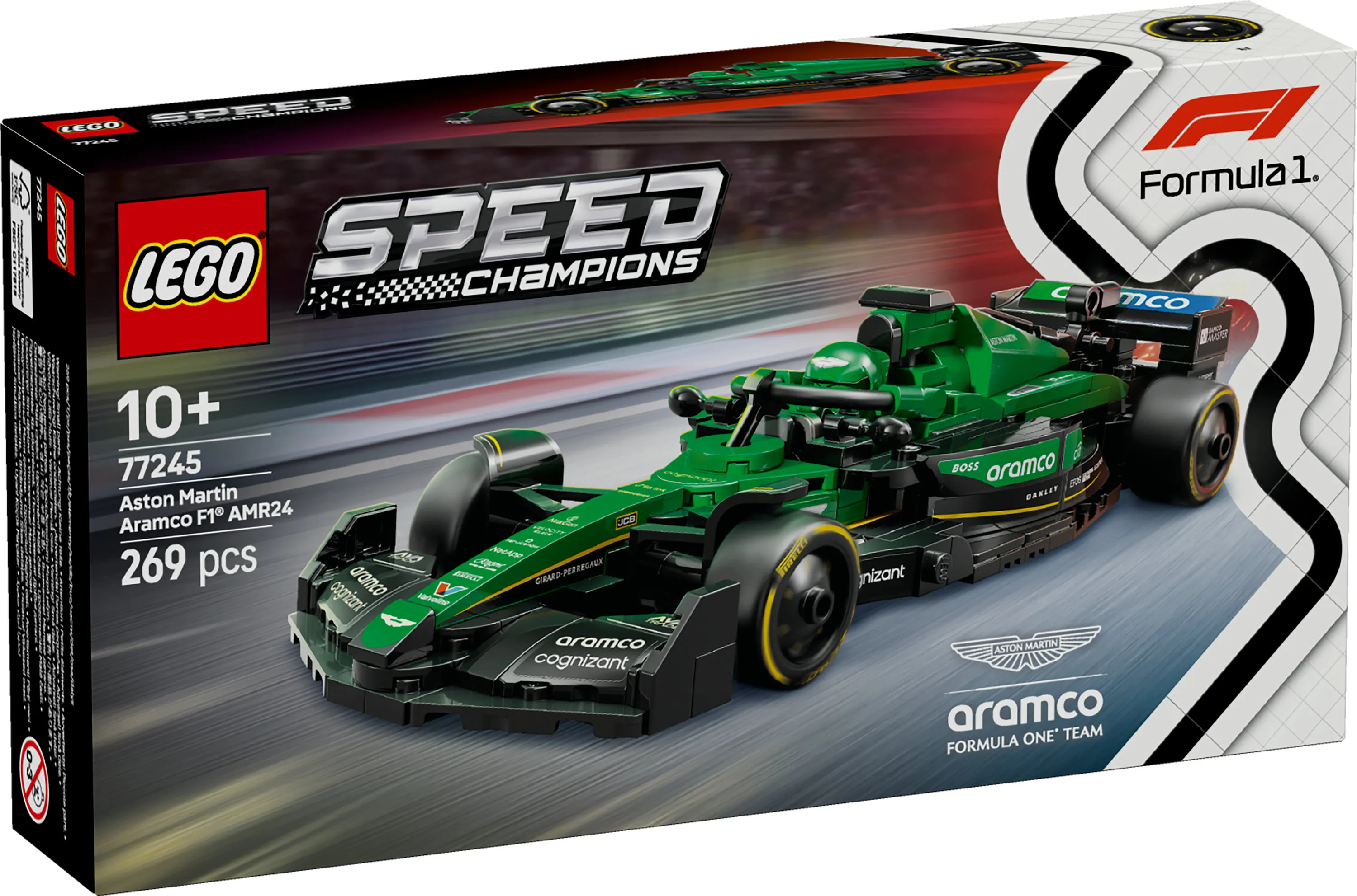 LEGO Speed Champions Aston Martin Aramco F1 AMR24 77245