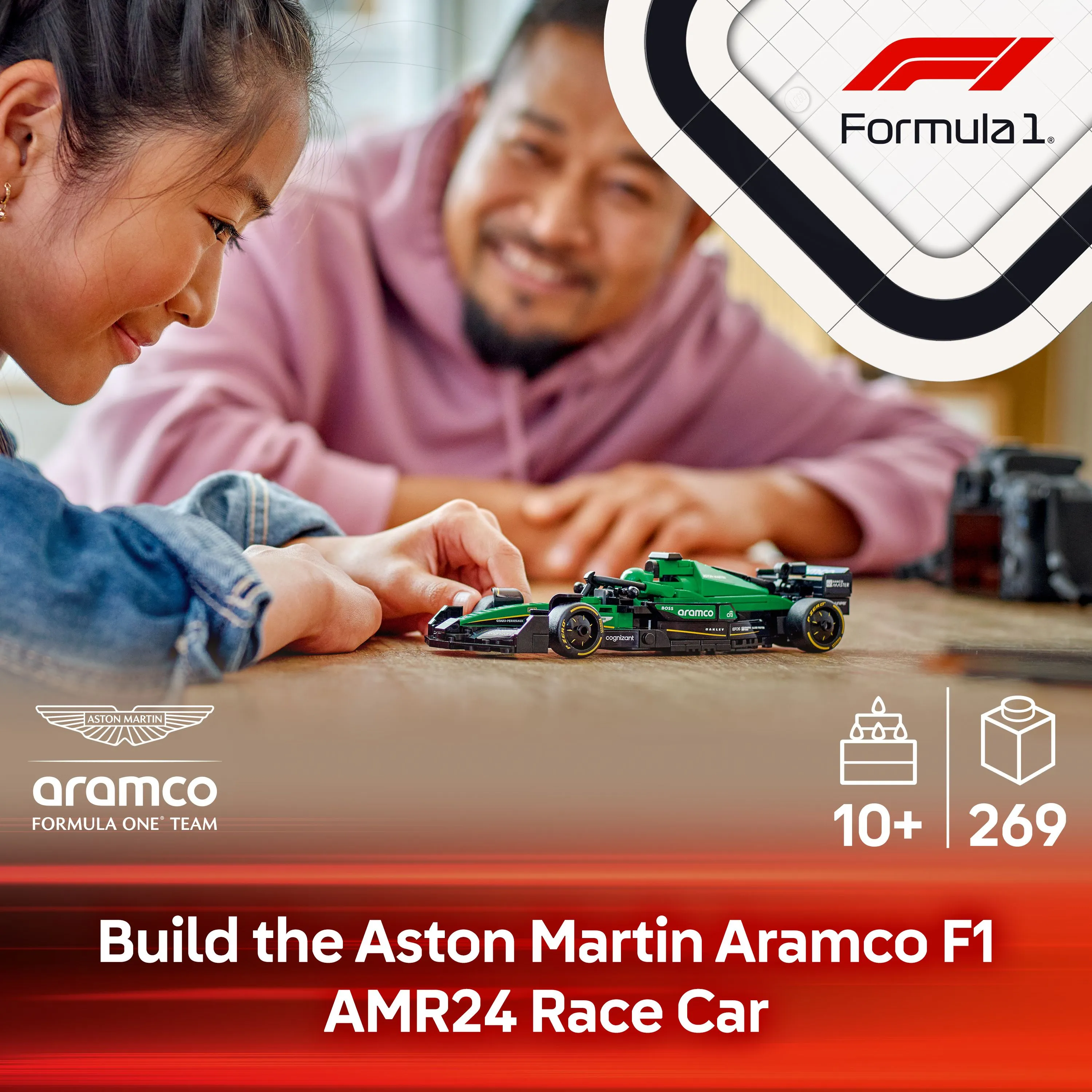 LEGO Speed Champions Aston Martin Aramco F1 AMR24 77245